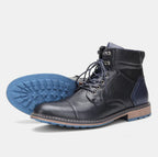 Angus | Cap Toe Lug Sole Winter Boots for Men
