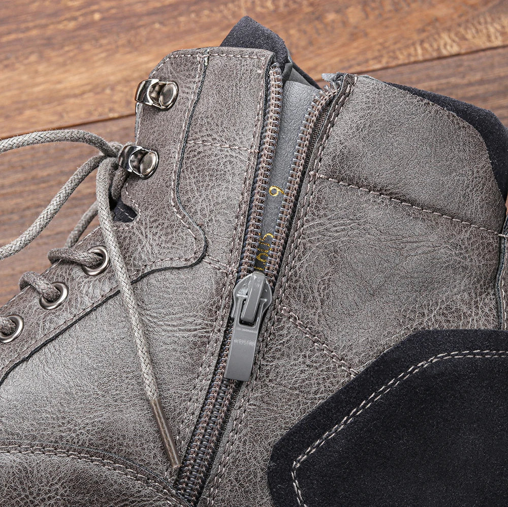 Angus | Cap Toe Lug Sole Winter Boots for Men