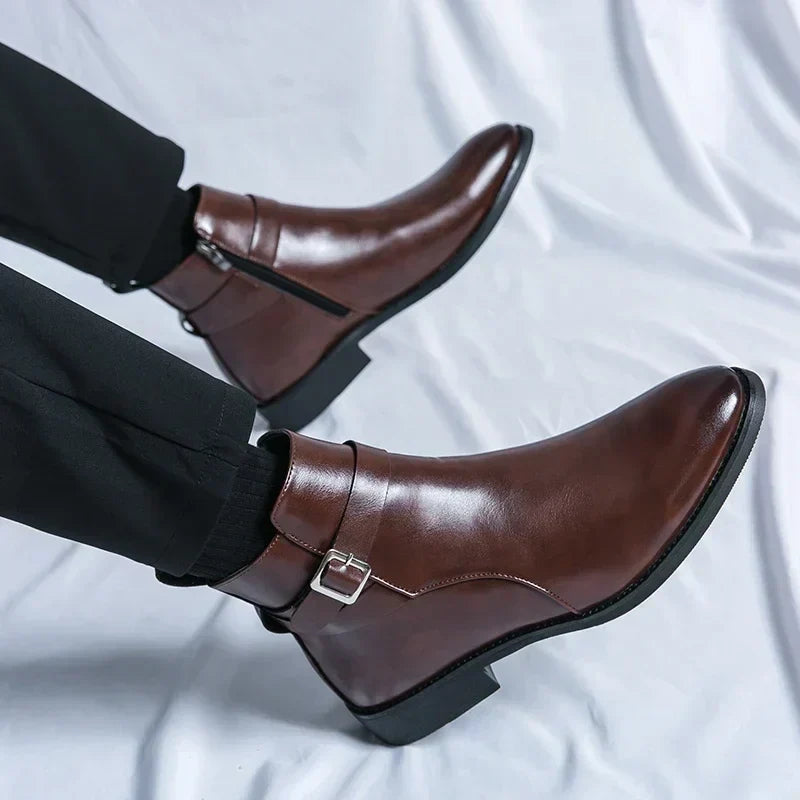 Nout | Side-Zip Chelsea Winter Boots for Men