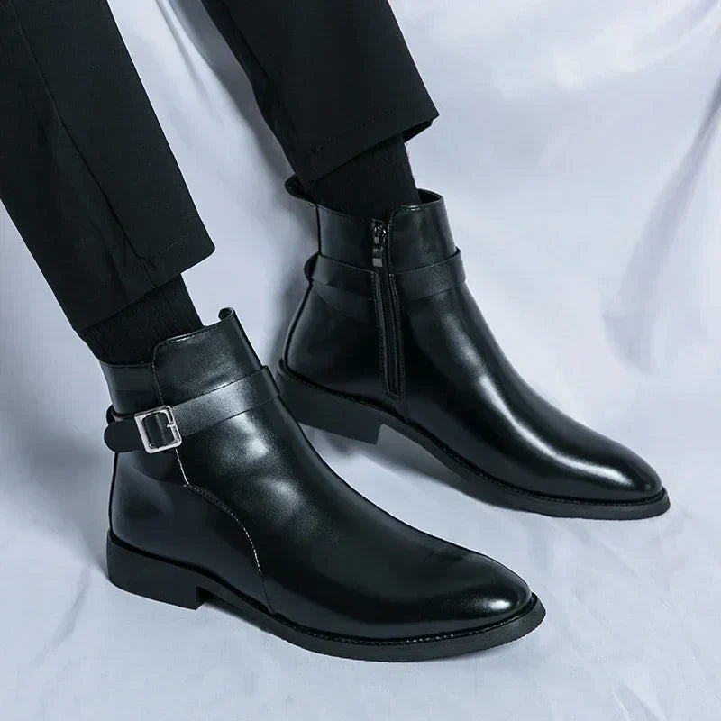 Nout | Side-Zip Chelsea Winter Boots for Men