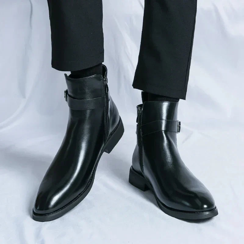 Nout | Side-Zip Chelsea Winter Boots for Men