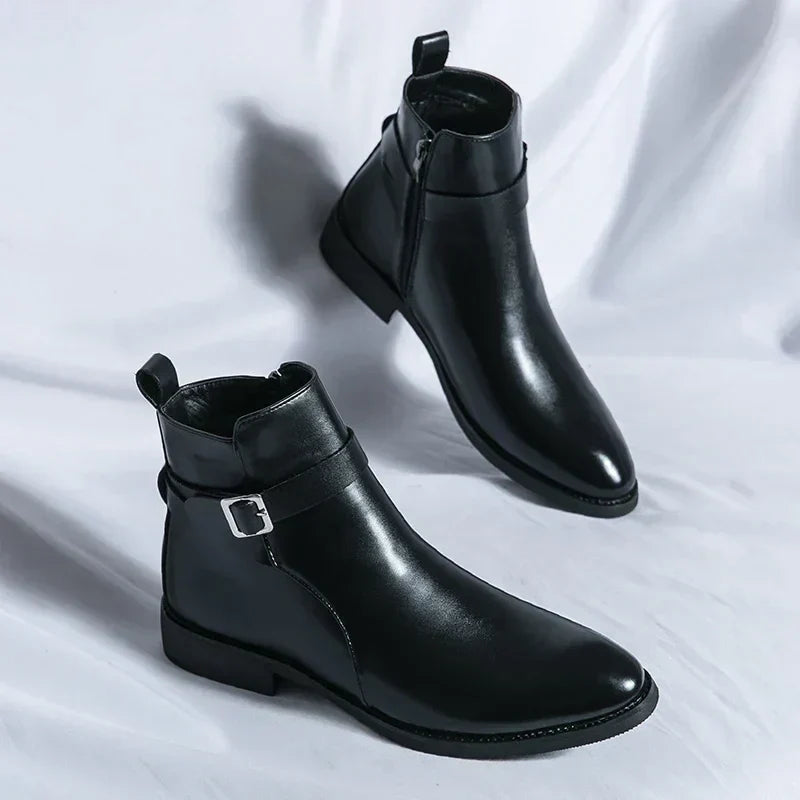 Nout | Side-Zip Chelsea Winter Boots for Men