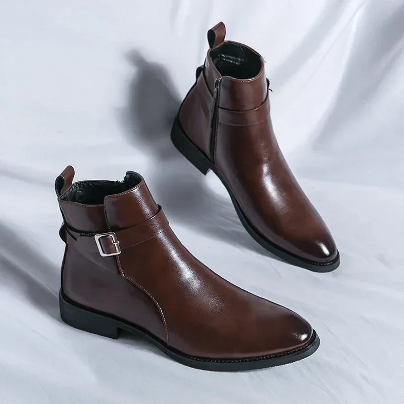 Nout | Side-Zip Chelsea Winter Boots for Men