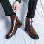 Nout | Side-Zip Chelsea Winter Boots for Men