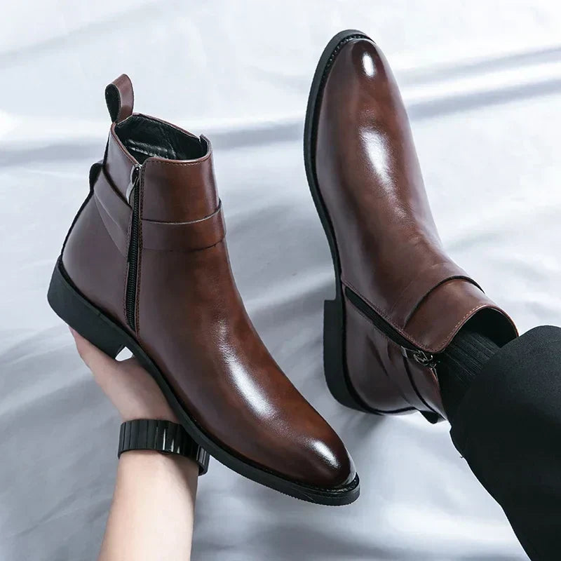 Nout | Side-Zip Chelsea Winter Boots for Men