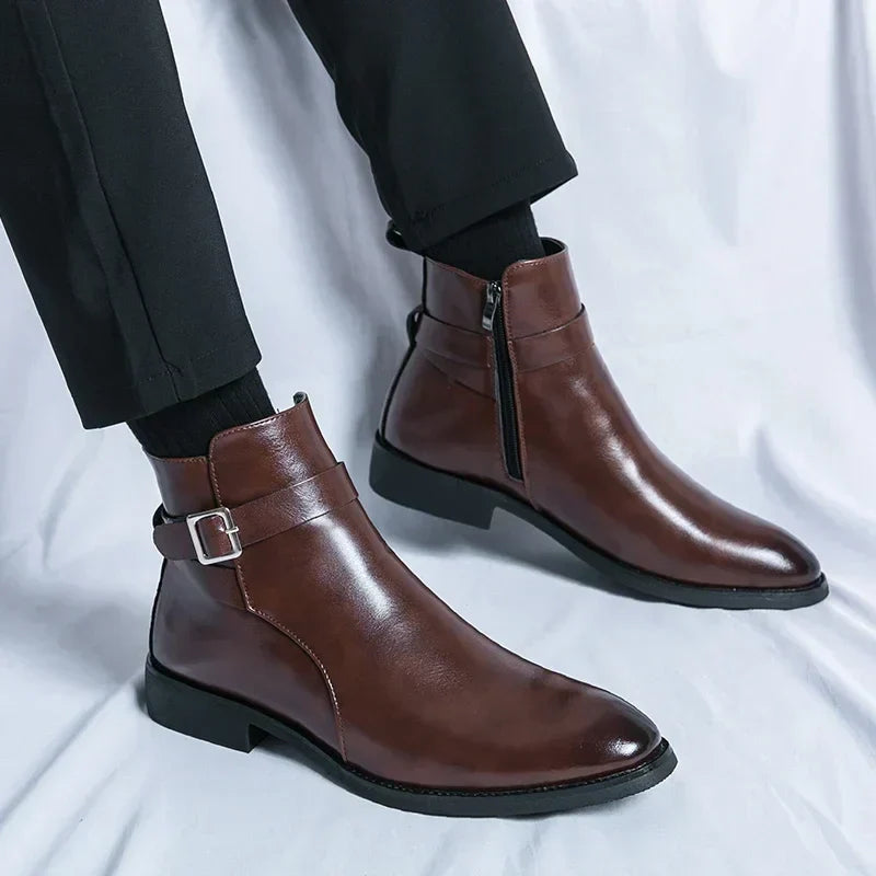 Nout | Side-Zip Chelsea Winter Boots for Men