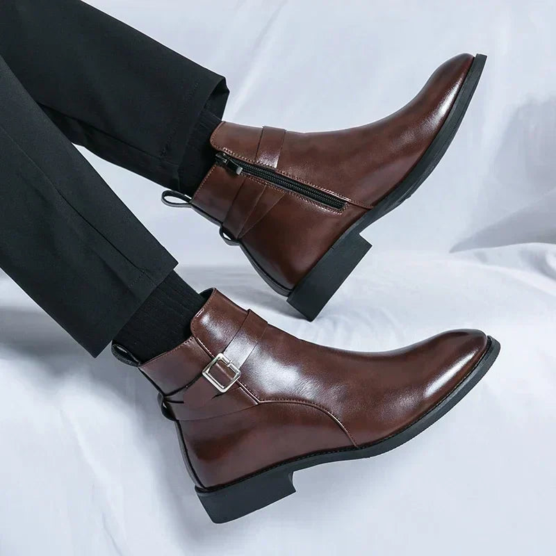 Nout | Side-Zip Chelsea Winter Boots for Men