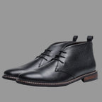 Gideon | Lace-Up Winter Boots with Contrast Stitching for Men