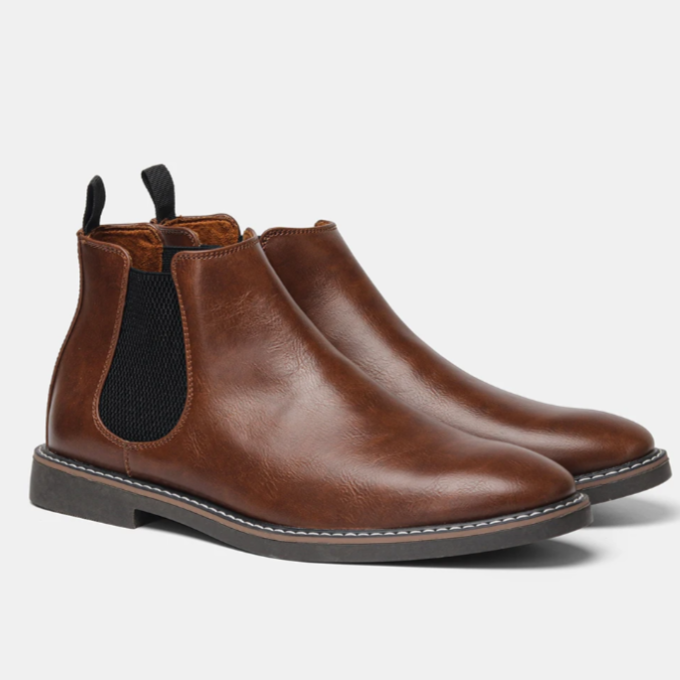 Logan | Winter Boots Elastic-Panel Chelsea Boots for Men