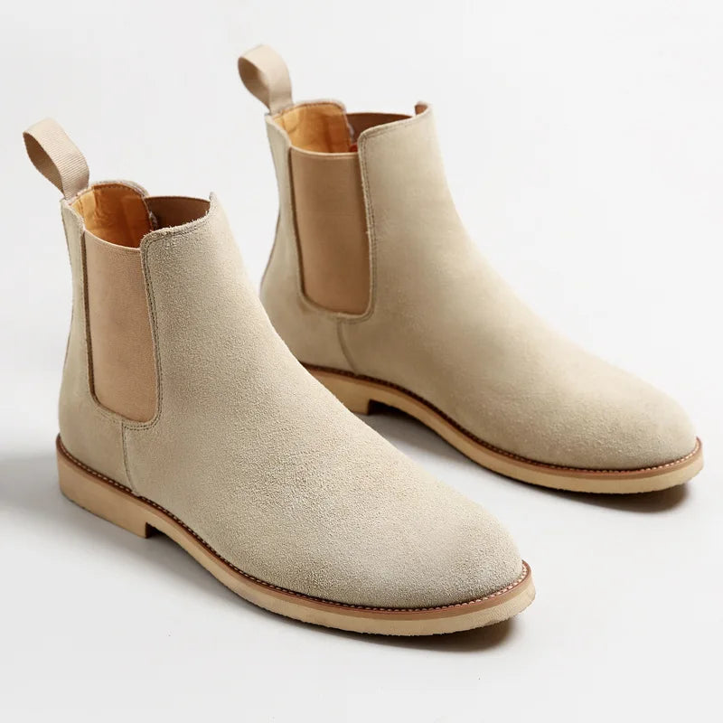 Dashiell Winter Boots - Retro Chelsea Ankle Boots for Men