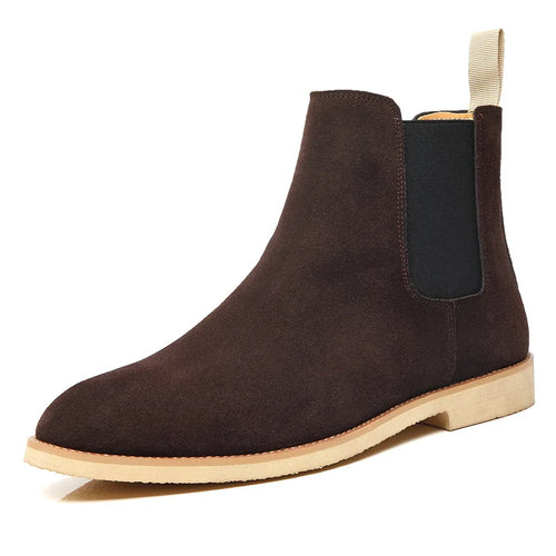 Dashiell Winter Boots - Retro Chelsea Ankle Boots for Men