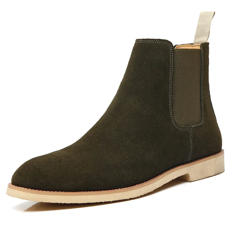 Dashiell Winter Boots - Retro Chelsea Ankle Boots for Men