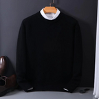 Wouter | Ribbed Crew Neck Sweater for Men
