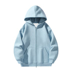 Zachariah | Zip-Front Hoodie with Pockets for Men