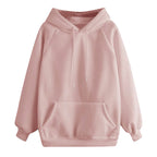 Leocadie | Oversized Fleece-Lined Hoodie with Kangaroo Pocket