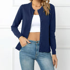 Femkje | Button-Front Ribbed Knit Cardigan for Women