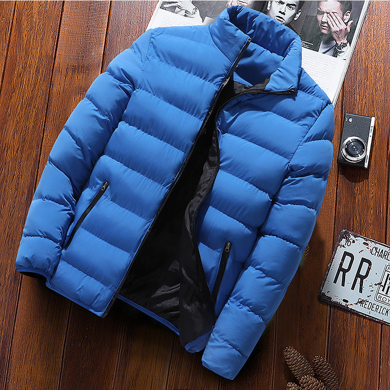 Radek | Quilted Stand Collar Puffer Jacket for Men