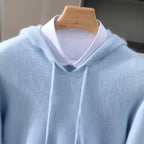 Quentin | Ribbed Kangaroo Pocket Hoodie for Men