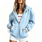 Orla | Hoodie Zip-Up Hooded Sweatshirt Cardigan for Women