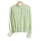 Femkje | Button-Front Ribbed Knit Cardigan for Women