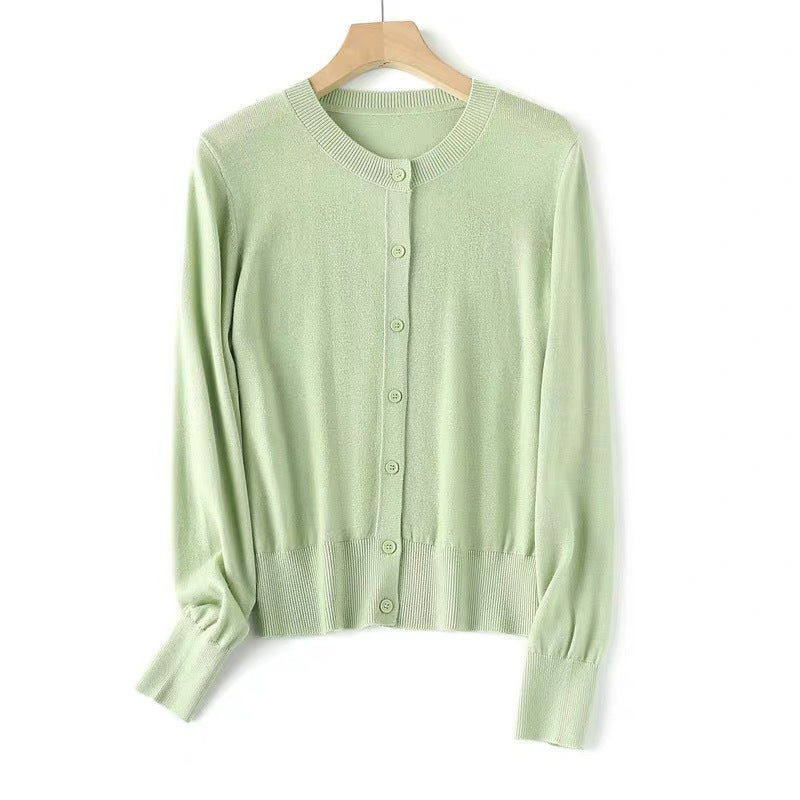 Femkje | Button-Front Ribbed Knit Cardigan for Women