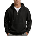 Dominic | Waffle-Knit Quarter-Zip Hoodie for Men