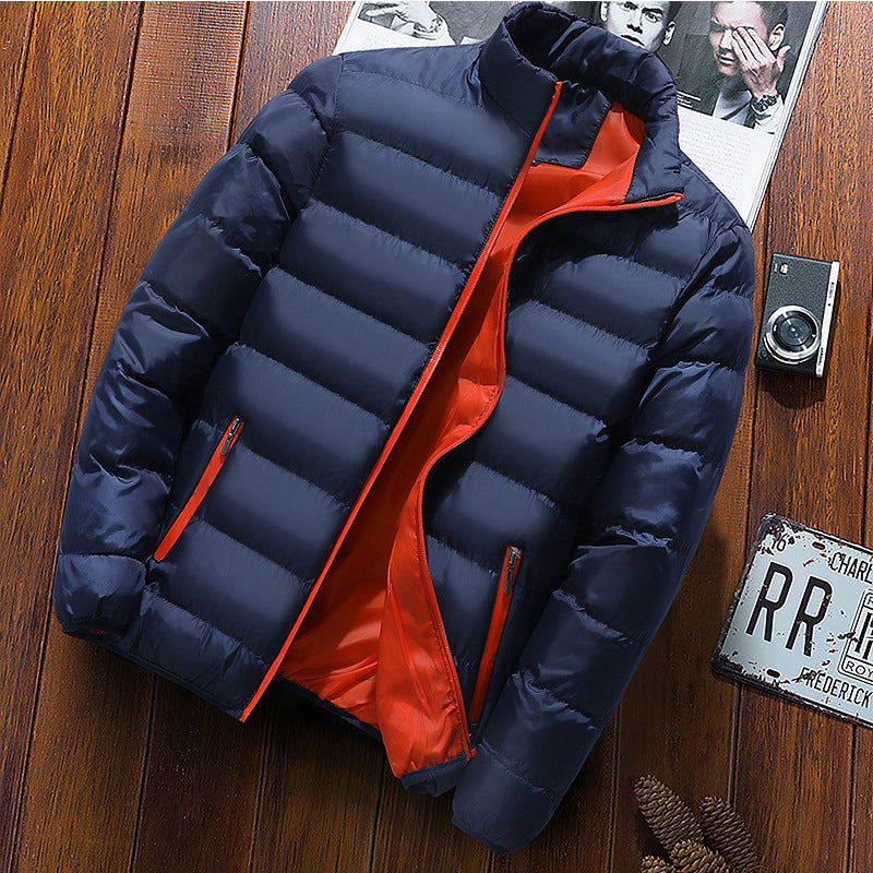 Radek | Quilted Stand Collar Puffer Jacket for Men