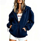 Orla | Hoodie Zip-Up Hooded Sweatshirt Cardigan for Women