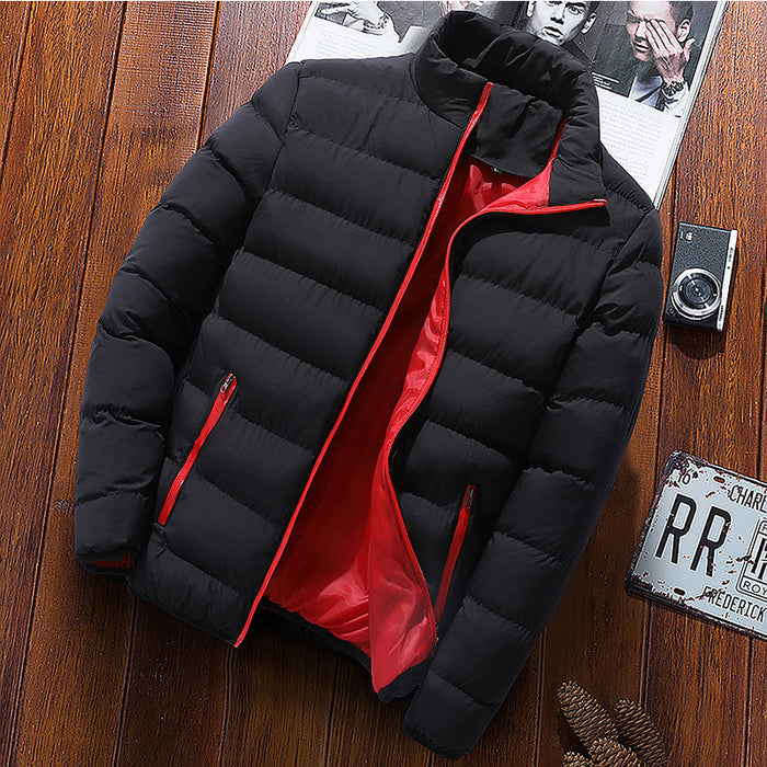 Radek | Quilted Stand Collar Puffer Jacket for Men