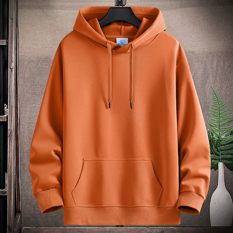 Richard | Solid Ribbed Drawstring Hoodie for Men