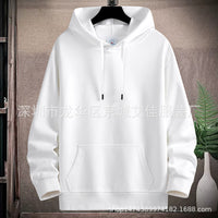 Richard | Solid Ribbed Drawstring Hoodie for Men