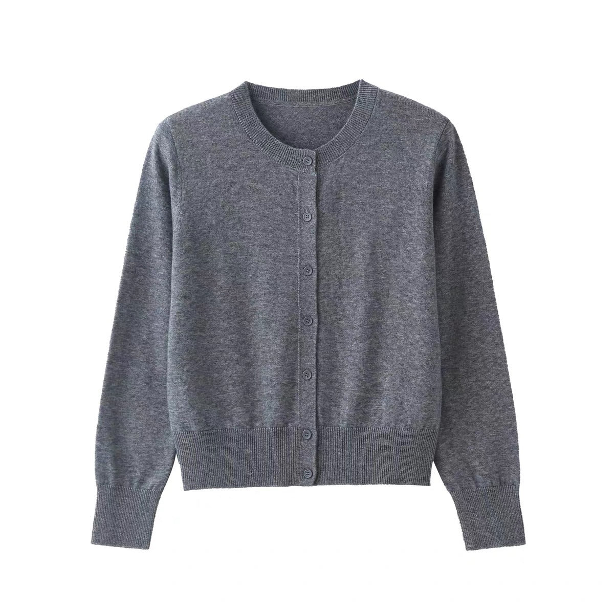 Femkje | Button-Front Ribbed Knit Cardigan for Women