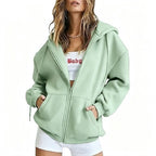 Orla | Hoodie Zip-Up Hooded Sweatshirt Cardigan for Women