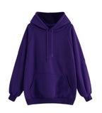 Leocadie | Oversized Fleece-Lined Hoodie with Kangaroo Pocket