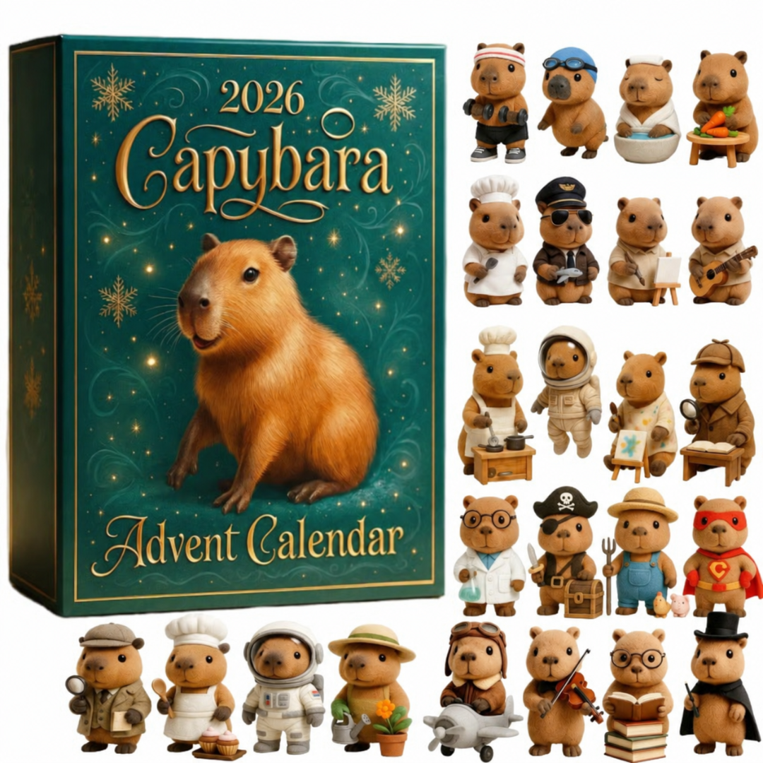 CAPYBARA FILL-YOUR-OWN ADVENT CALENDAR – 24 DOORS