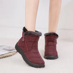 Anneleen | Faux Fur-Lined Winter Boot with Side Zip for Women