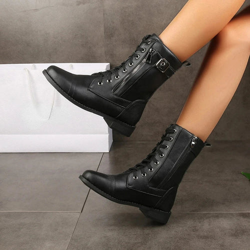 Bea | Sleek Ankle Boots with Block Heel for Women