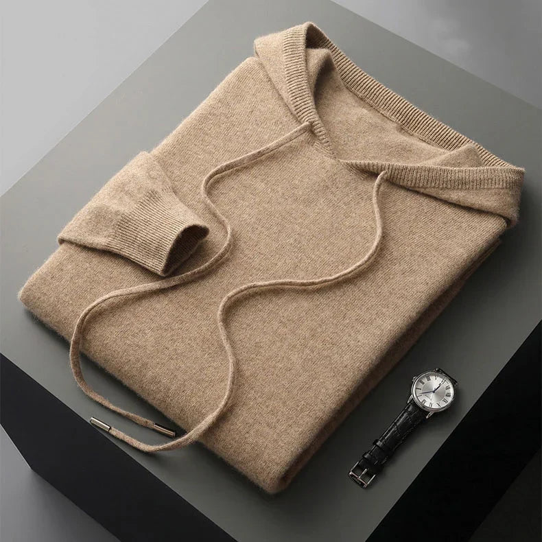 Sterling | Ribbed Crewneck Pullover Hoodie for Men