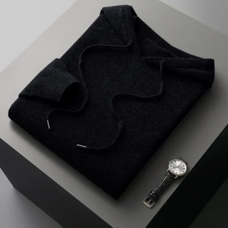 Sterling | Ribbed Crewneck Pullover Hoodie for Men