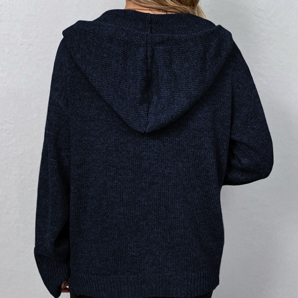 Katarina | Ribbed Oversized Sweater with Mock Neck for Women