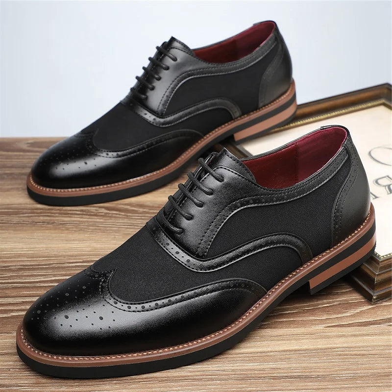 Benedikt Perforated Brogue Dress Shoes for Men