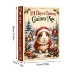 ACRYLIC GUINEA PIG ADVENT CALENDAR – 24 HANGING TREE ORNAMENTS