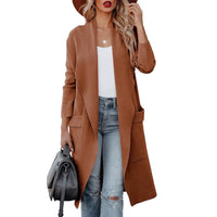 Antonia Ribbed Open-Front Duster Cardigan for Women