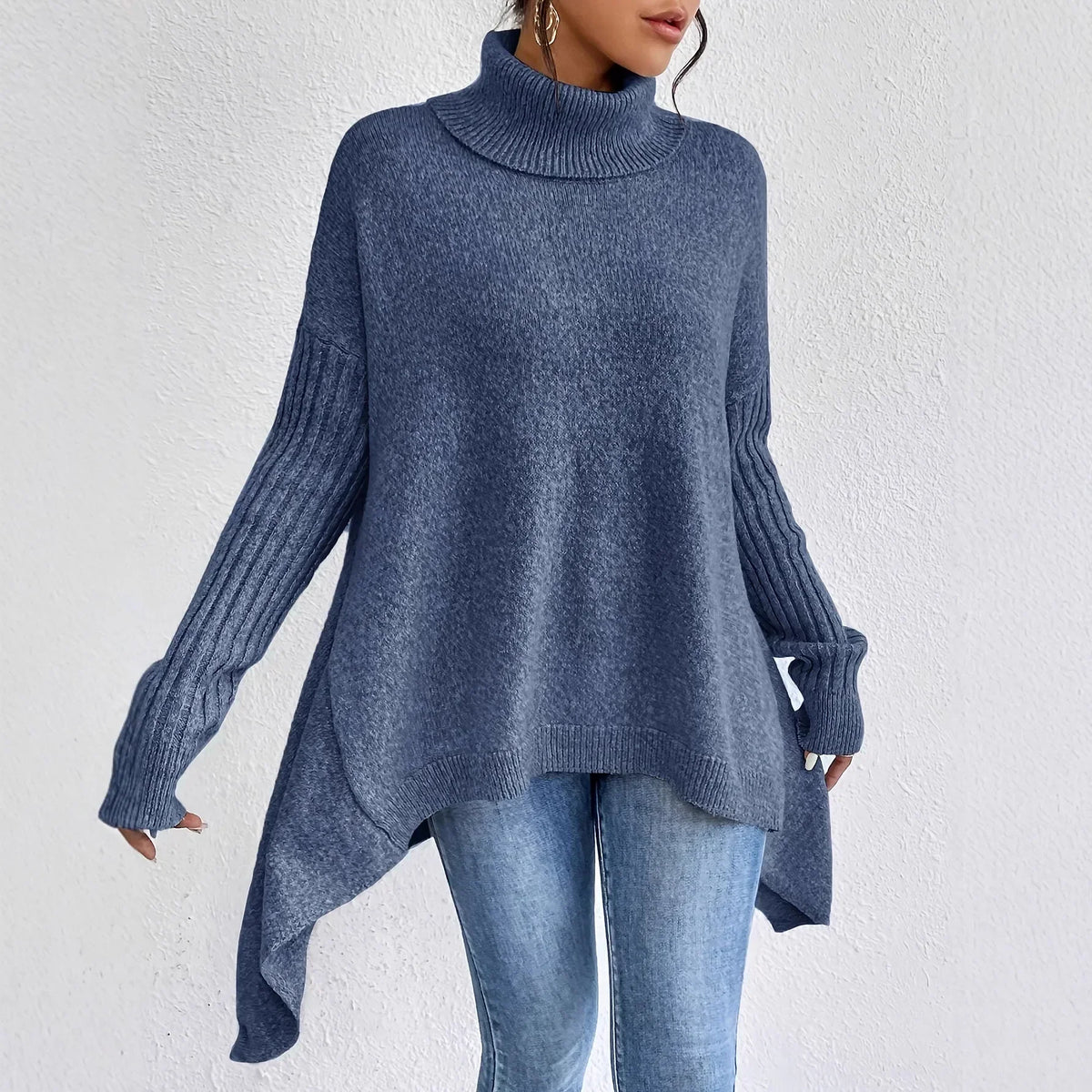 Elowyn | Women's Oversized High-Neck Winter Sweater