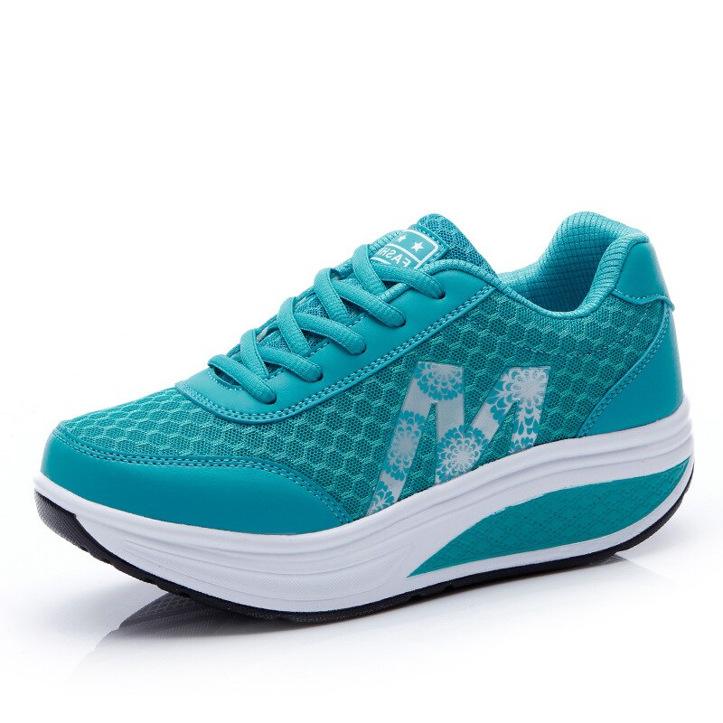 Nadyra | Knit Lace-Up Walking Sneakers for Women
