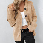 Katarina | Ribbed Oversized Sweater with Mock Neck for Women