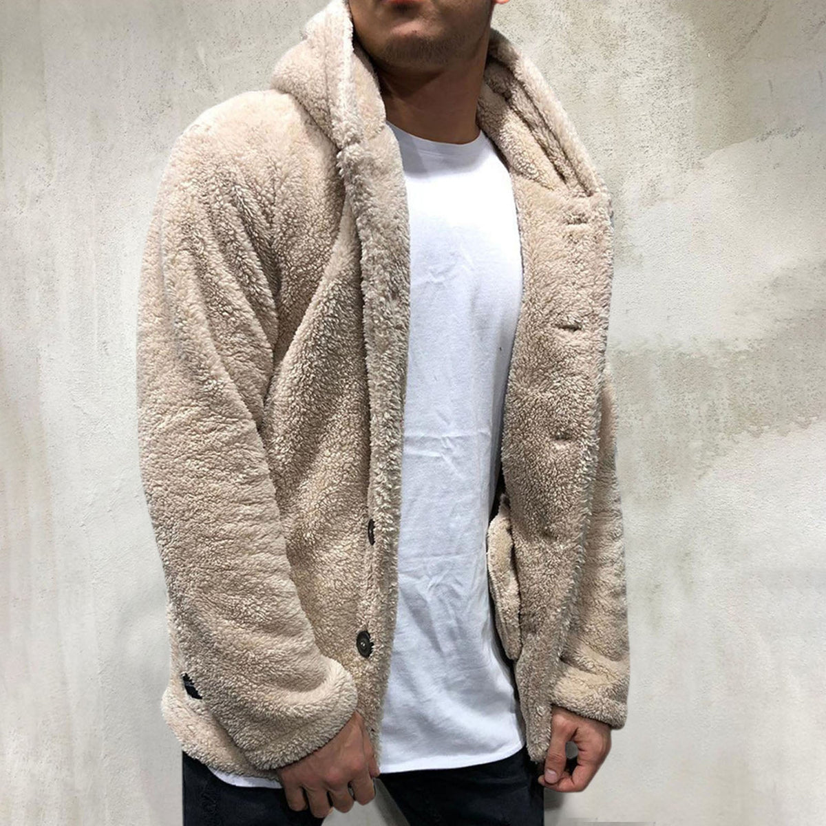 Miles | Button-Front Fleece Vest for Men