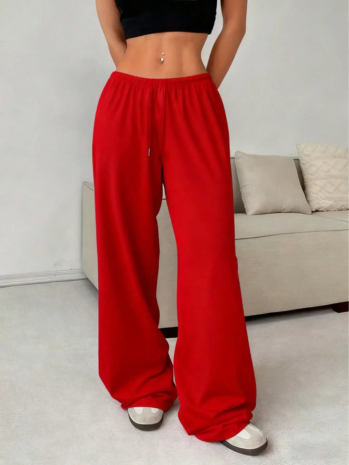 Cassia | Baggy Sweatpants with Drawstring Waist for Women