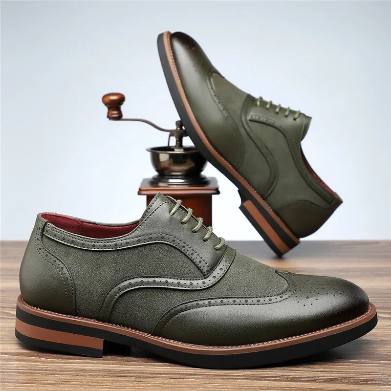 Benedikt Perforated Brogue Dress Shoes for Men