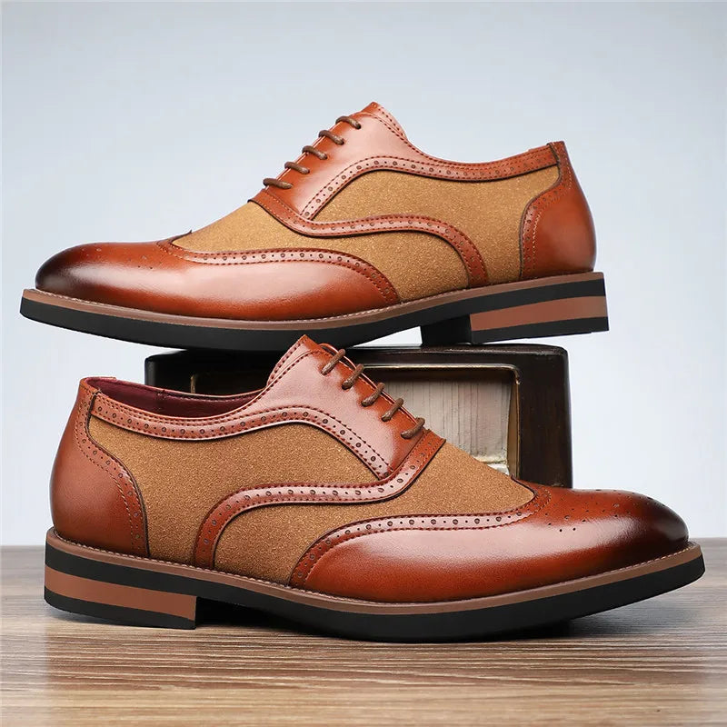 Benedikt Perforated Brogue Dress Shoes for Men